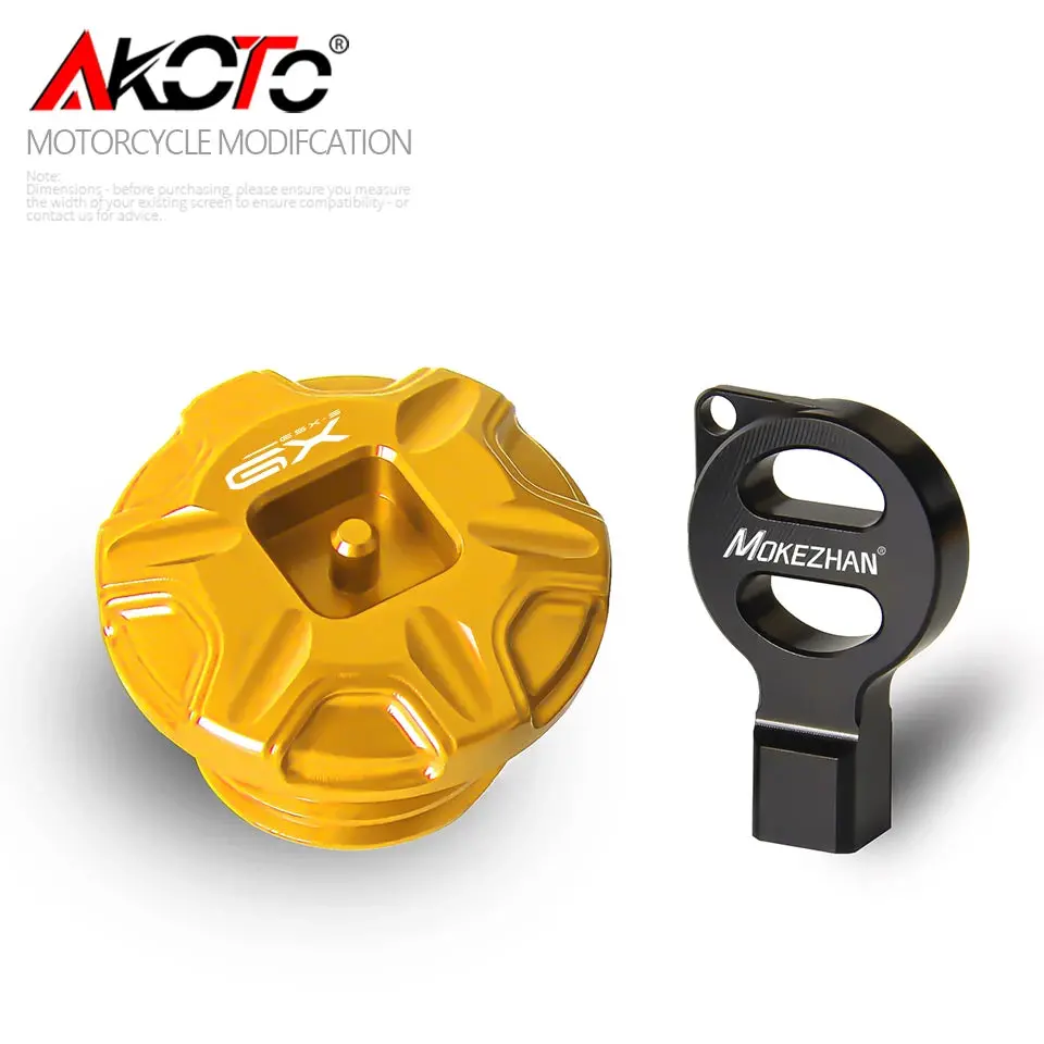 Motorcycles Cnc Anti Theft Oil Filler Cap Engine Oil Plug Cover For Suzuki Gsx-S1000gx Gsxs 1000 Gx 1000Gx Gsxs1000gx 2024+ 5