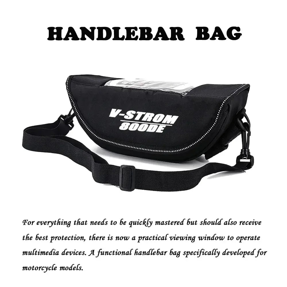 For Suzuki V-Storm 800De V-Strom 800De 2023 Motorcycle Accessories Waterproof Bag Storage Handlebar Bag Travel Tool Bag 5