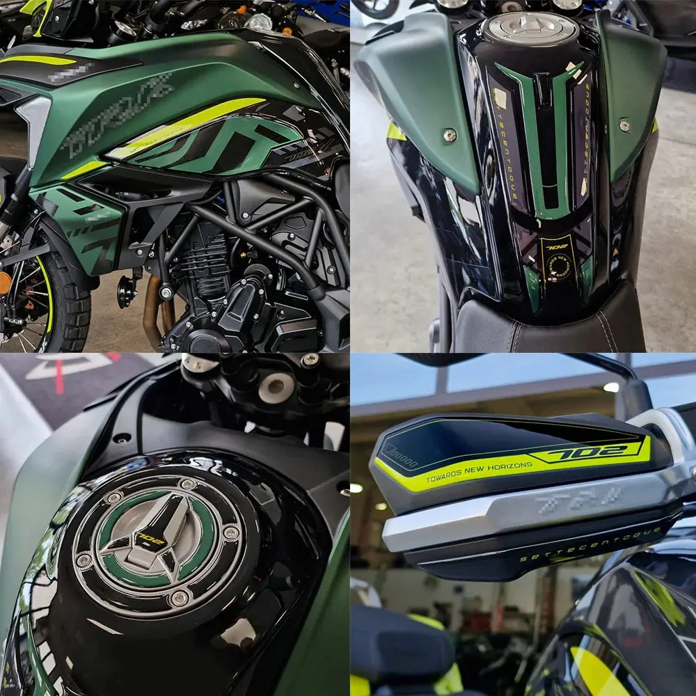 Trk702x 2023 Motorcycle Accessories 3D Gel Epoxy Resin Sticker Kit Tank Pad Protection For Benelli Trk 702X Trk 702 X 3