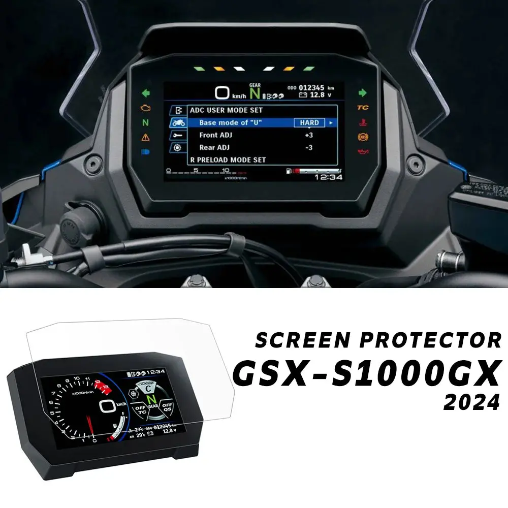 2024 Gsx-S1000gx Accessories Dashboard Screen Protector Motorcycle Instrument Film For Suzuki Gsx-S1000 Gx Gsxs1000gx Parts 1
