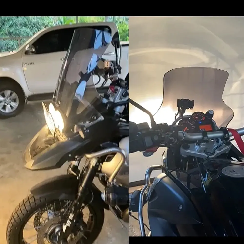 Motorcycle Windscreen For Bmw Gs1200 R1200 Gs Adventure 2004 2005 06 07 08 2009 2010 2011 2012 R1200gs Adv Windshield Deflectors 2