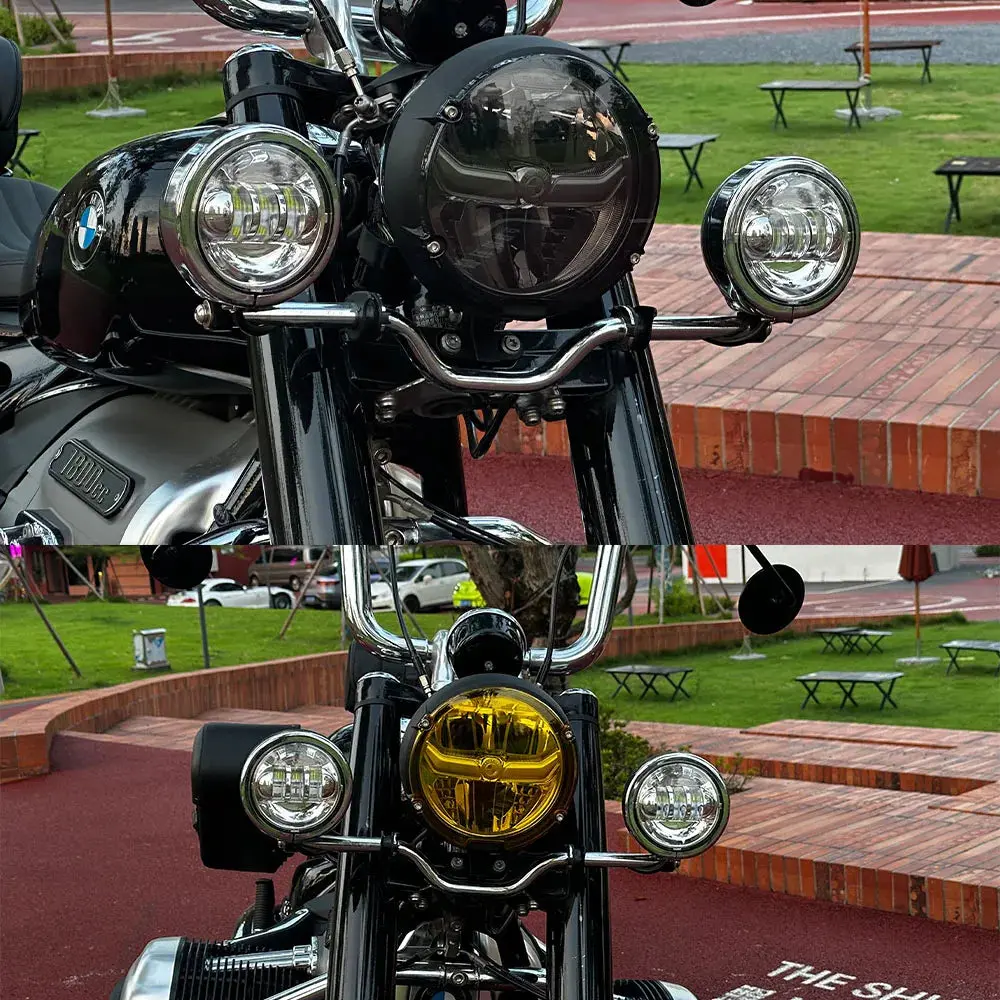 For Bmw R18 R 18 R12 R1200 Ninet R Ninet 2019 2020 2021 2022 2023 2024 Motorcycle Headlight Guard Protector Grille Grill Cove 3