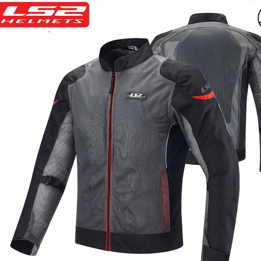 Woman Ls2 Motorcycle Jacket Protective Gear Reflective Summer Motocross Breathable Appreal Chaqueta Moto Protection 8