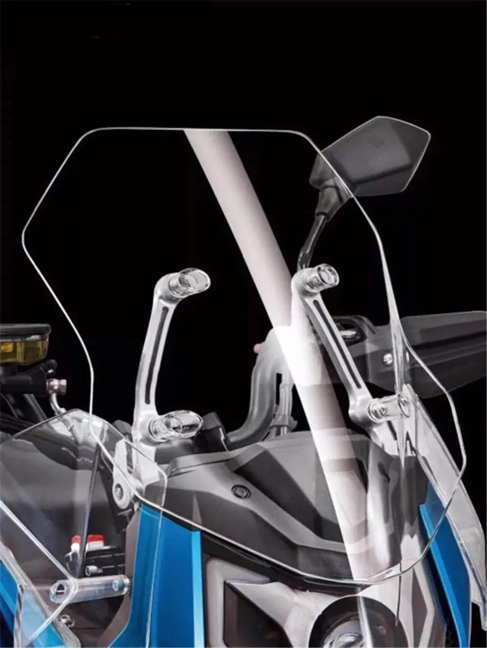 650-Mt Windshield Windscreen Visor Viser Double Bubble Motorcycle Parts For Cfmoto 650Mt 650 Mt 1