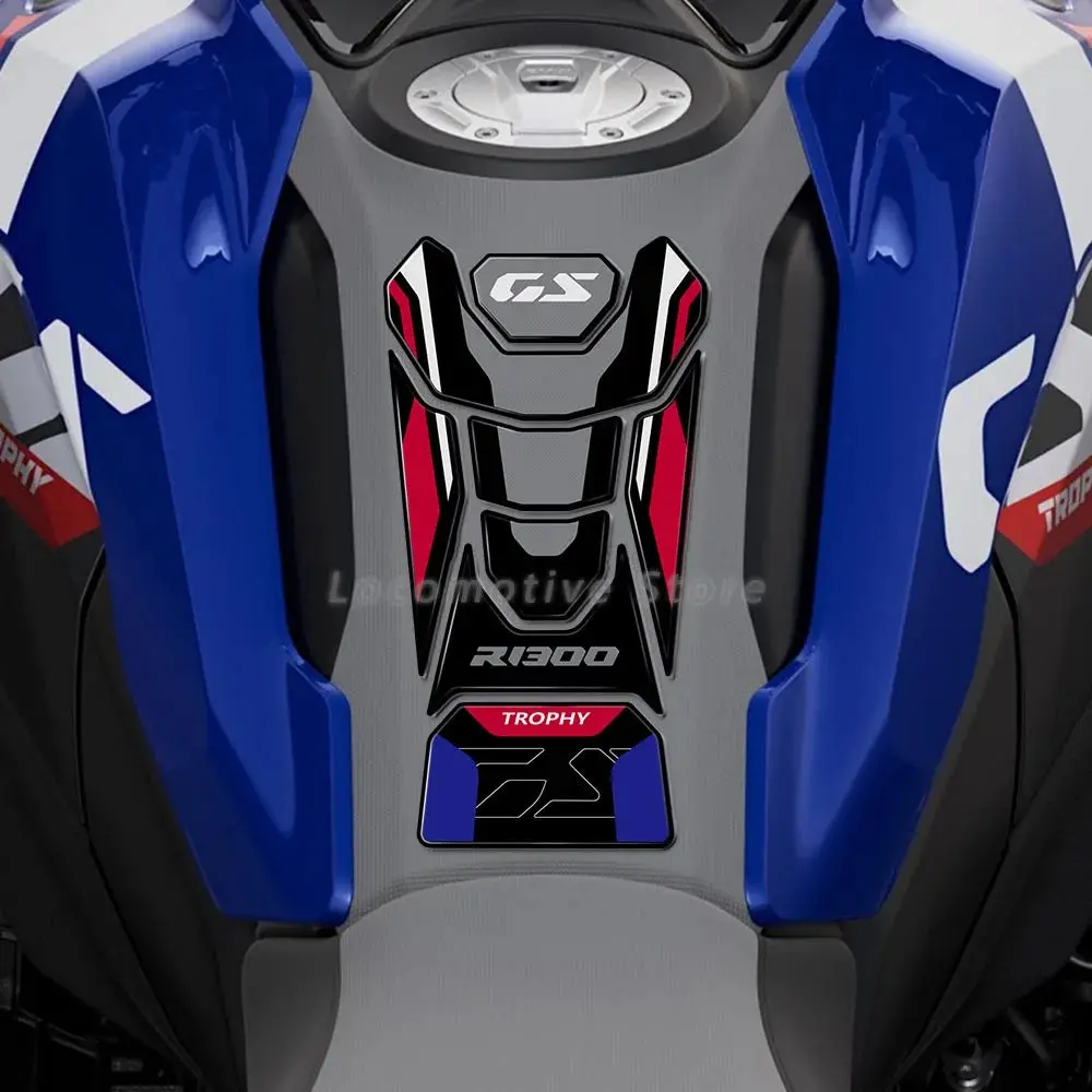 For Bmw R 1300 Gs R1300gs 2023 2024 R1300gs Accessories Tank Mat 3D Epoxy Resin Protection Sticker Kit 3