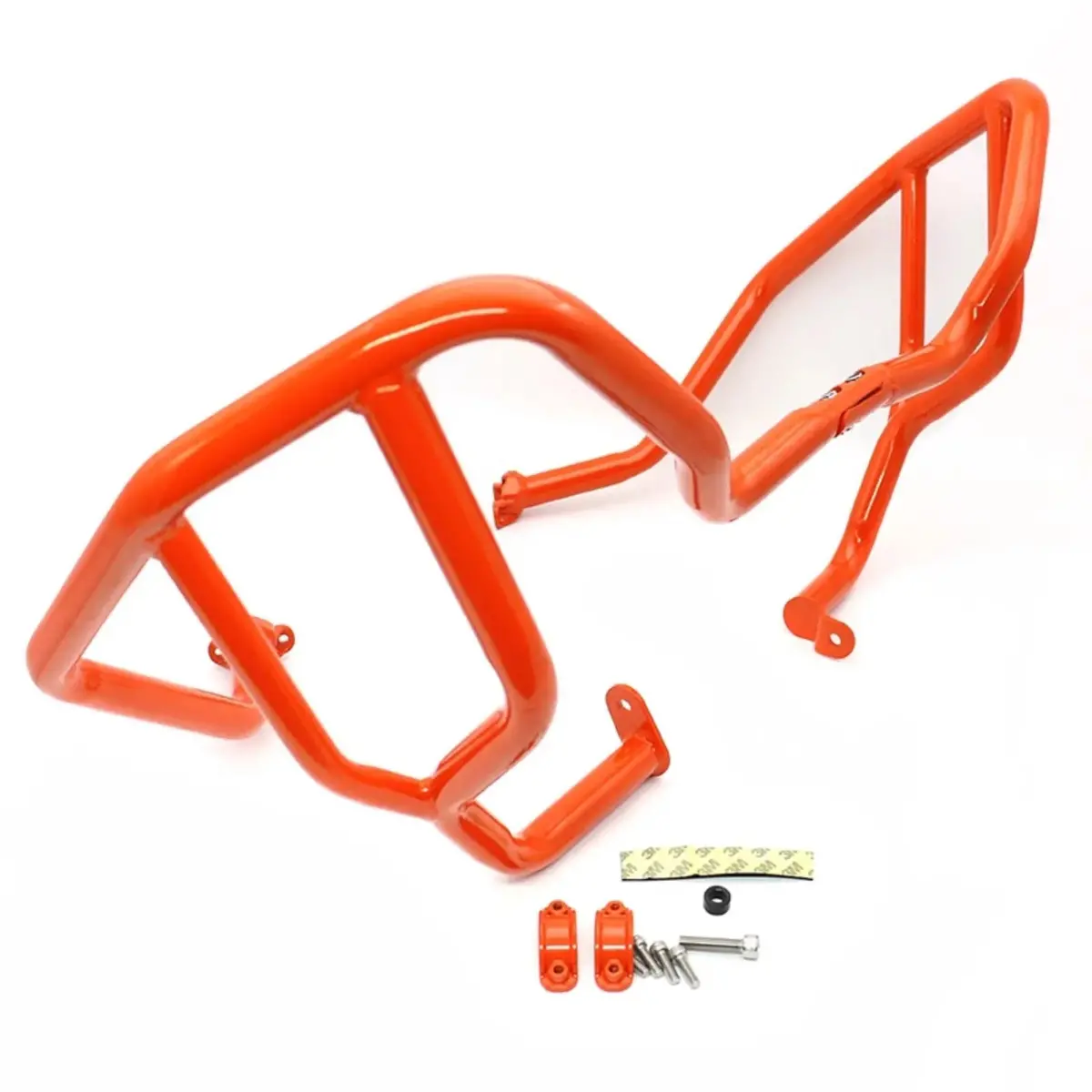 Lower Orange Crash Bar For Ktm 1290 Super Adventure S / R 21-23 Engine Guard Black 1