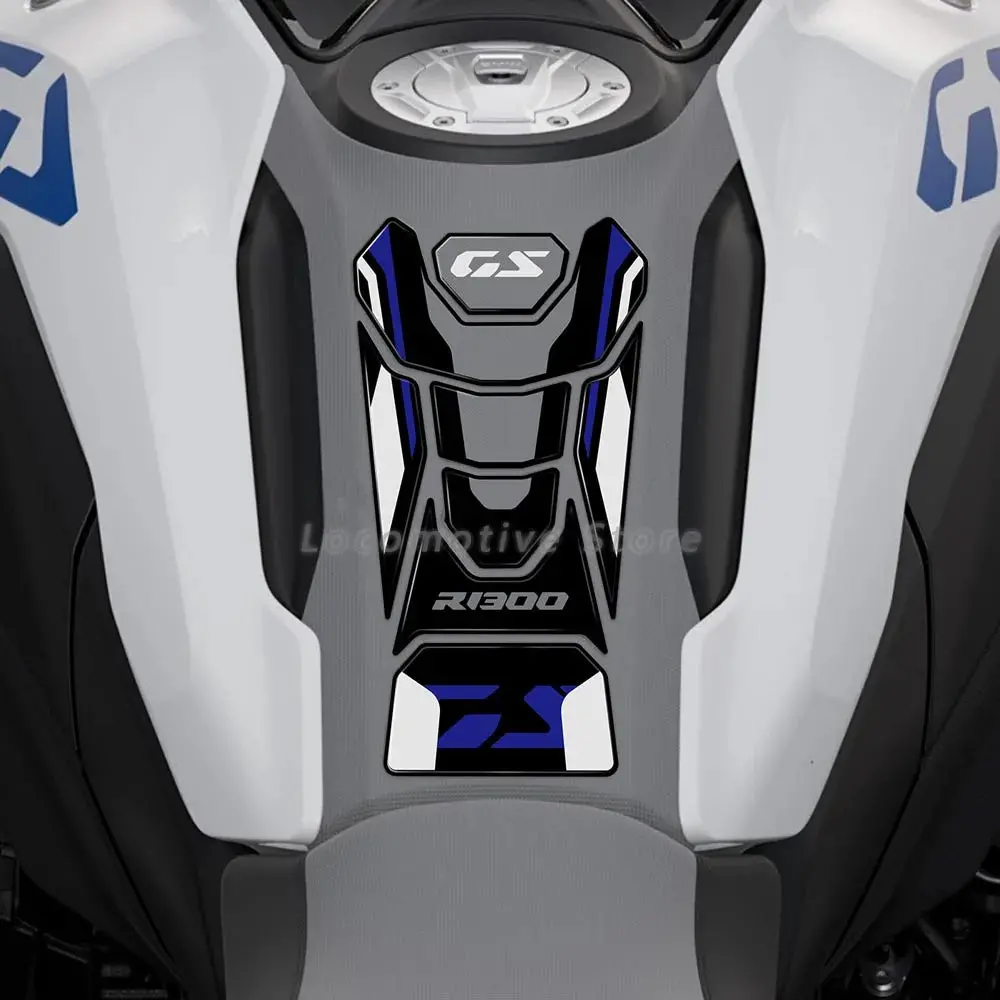 For Bmw R 1300 Gs R1300gs 2023 2024 R1300gs Accessories Tank Mat 3D Epoxy Resin Protection Sticker Kit 4