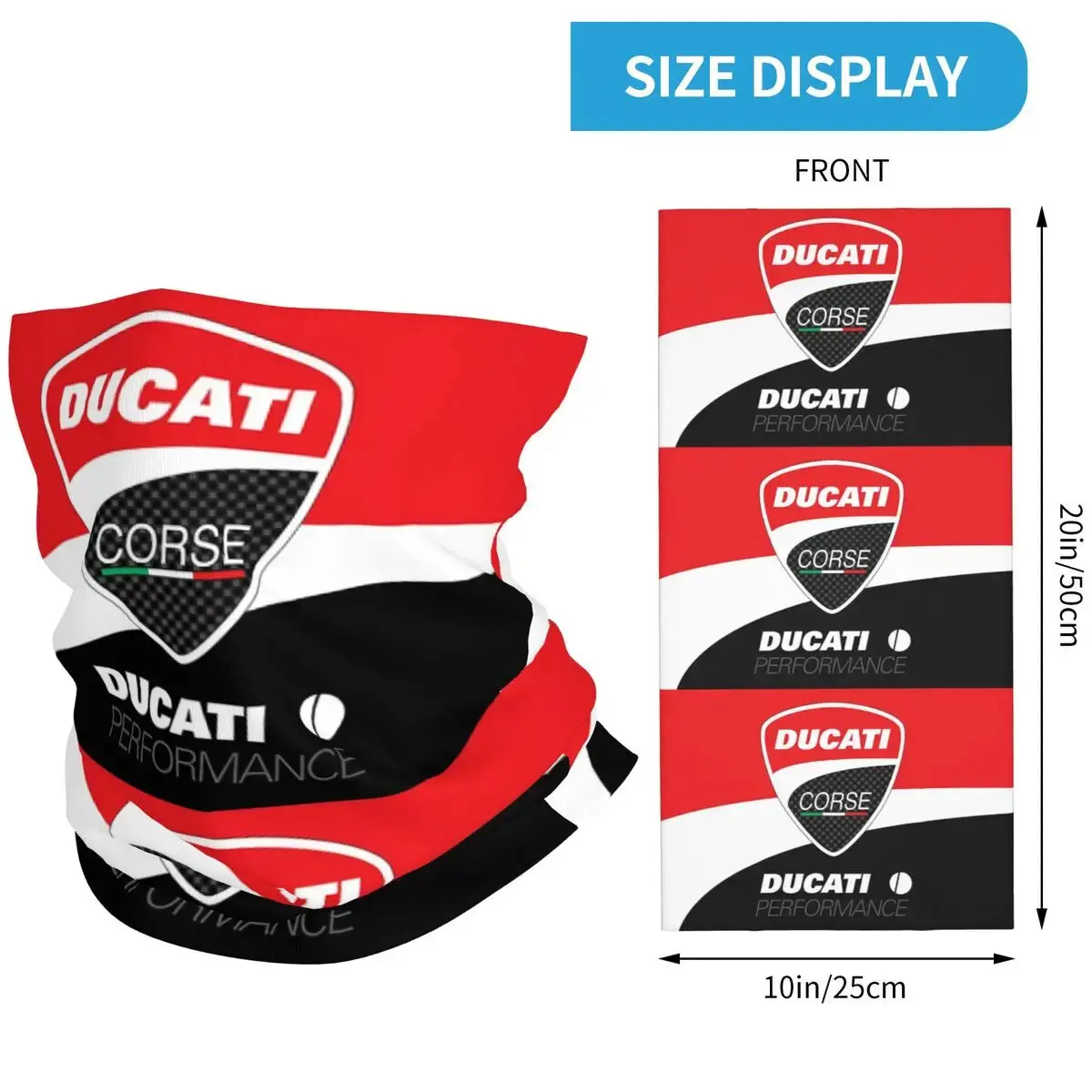 Ducatis Performance Balaclava Accessories Neck Cover Riding Motorcycle Bandana Mask Scarf For Men Women All Season 10
