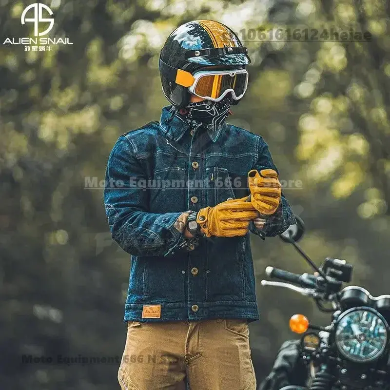 Retro Motorcycle Jeans Jackets Mens Motocross Motorcycle Armor Ce Protective Gear Bicycle Skateboard Motobike Clothes 1