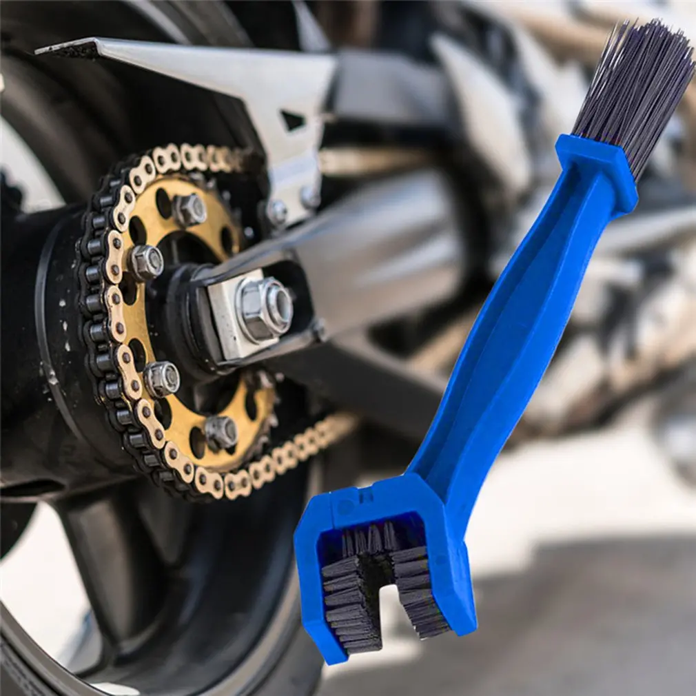 Motorcycle Bicycle Chain Brush Cleaning Brush Electric Car Bicycle Chain Flywheel Maintenance Cleaner Gear Grunge Brush Tool 1