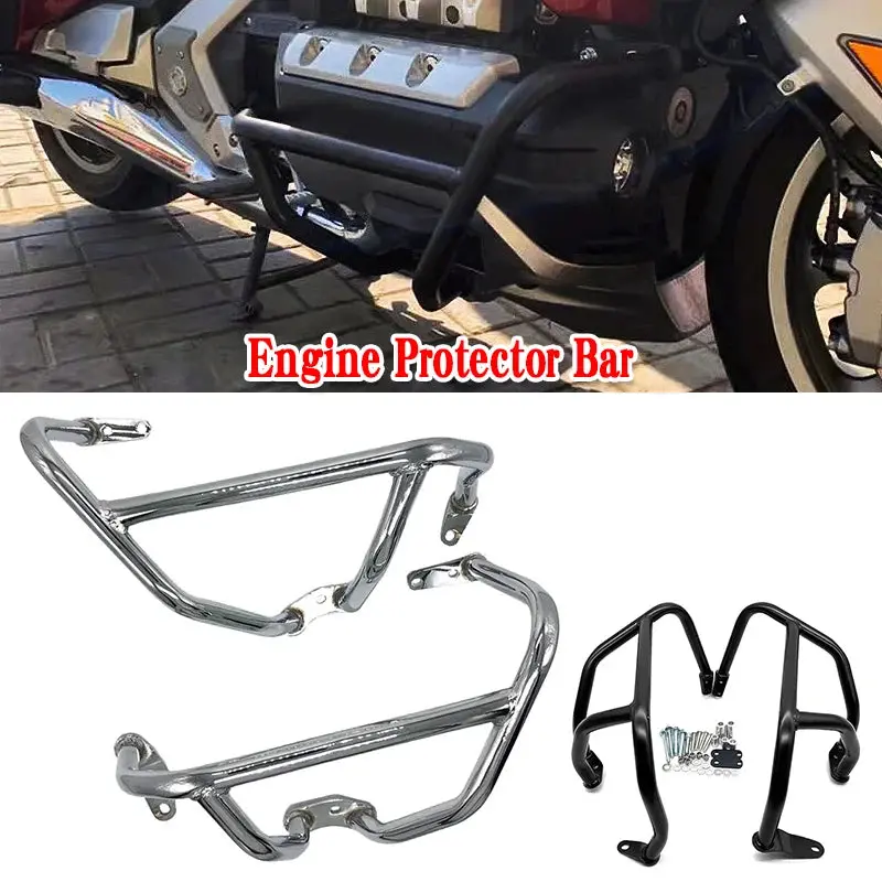 Goldwing Gl1800 F6c Engine Guard Crash Bar Bars Bumper Protector Fit For Honda Gold Wing 1800 2018-2021 Motorcycle Accessories 1