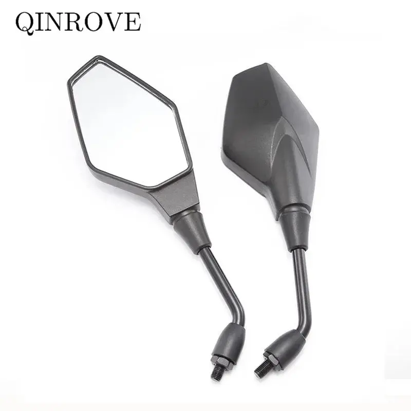 8 10Mm Motorcycle Abs Rear View Mirror Streetbike Scooter Mirror Universal For Aprilia Pegaso 650 Yamaha Tracer 7 Honda Nc750x 1