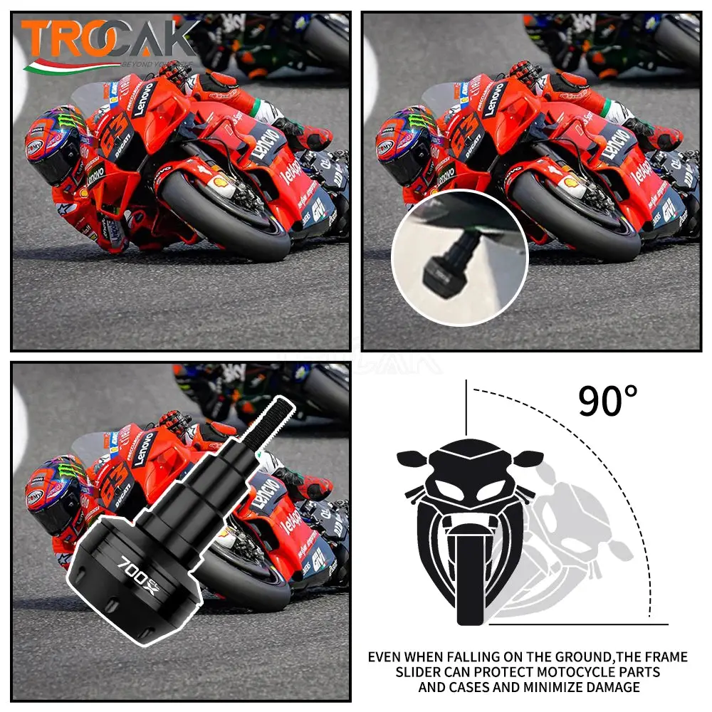 Motorcycle Accessories For Cfmoto 700 Clx Cl-X Clx700 2021 2022 Frame Sliders Crash Guard Falling Protector Engine Protection 2