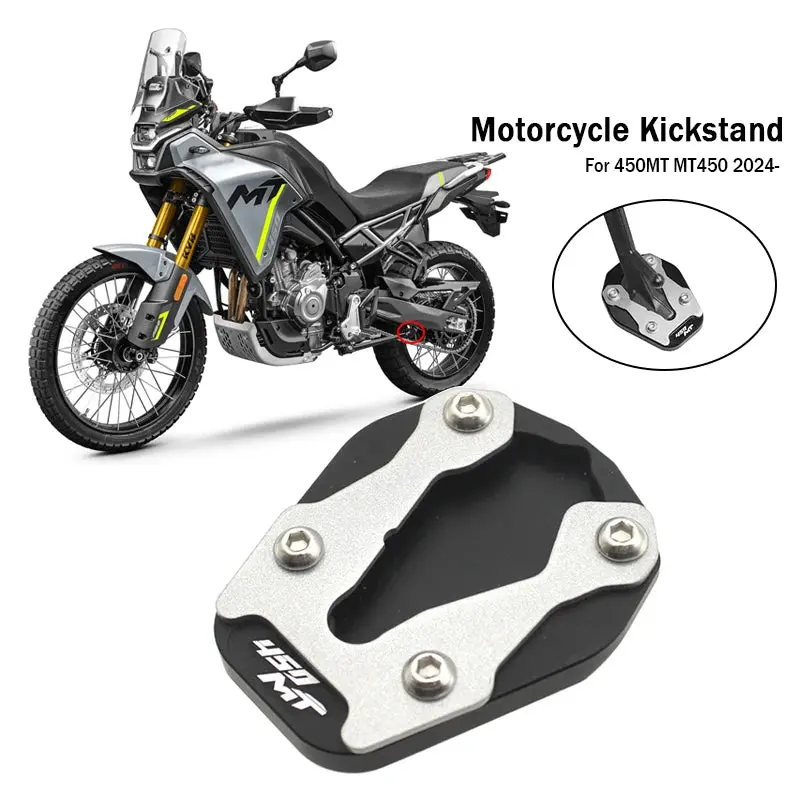 For Cfmoto 450Mt Mt450 Cf 450 Mt 2024 2025 Motorcycles Accessories Foot Side Stand Enlarger Plate Pad Kickstand Extension 1