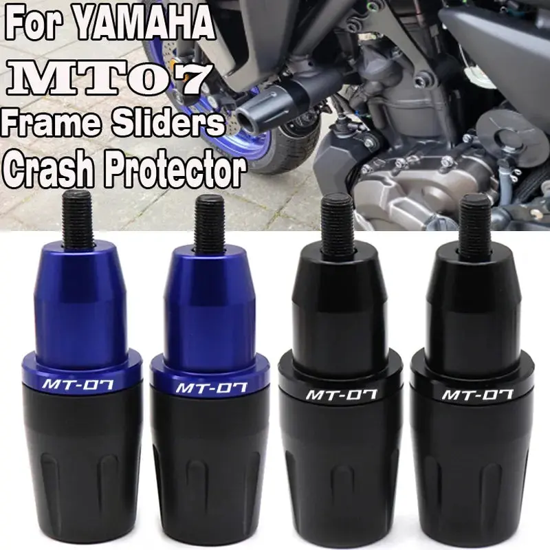 Mt07 Body Frame Slider Crash Protector For Yamaha Fz Mt 07 Tracer 700 Gt 2014-2023 Motorbike Accessories Security Protection Cnc 1