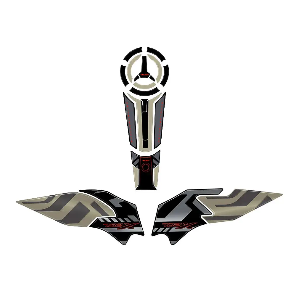 Trk702x 2023 Motorcycle Accessories 3D Gel Epoxy Resin Sticker Kit Tank Pad Protection For Benelli Trk 702X Trk 702 X 24