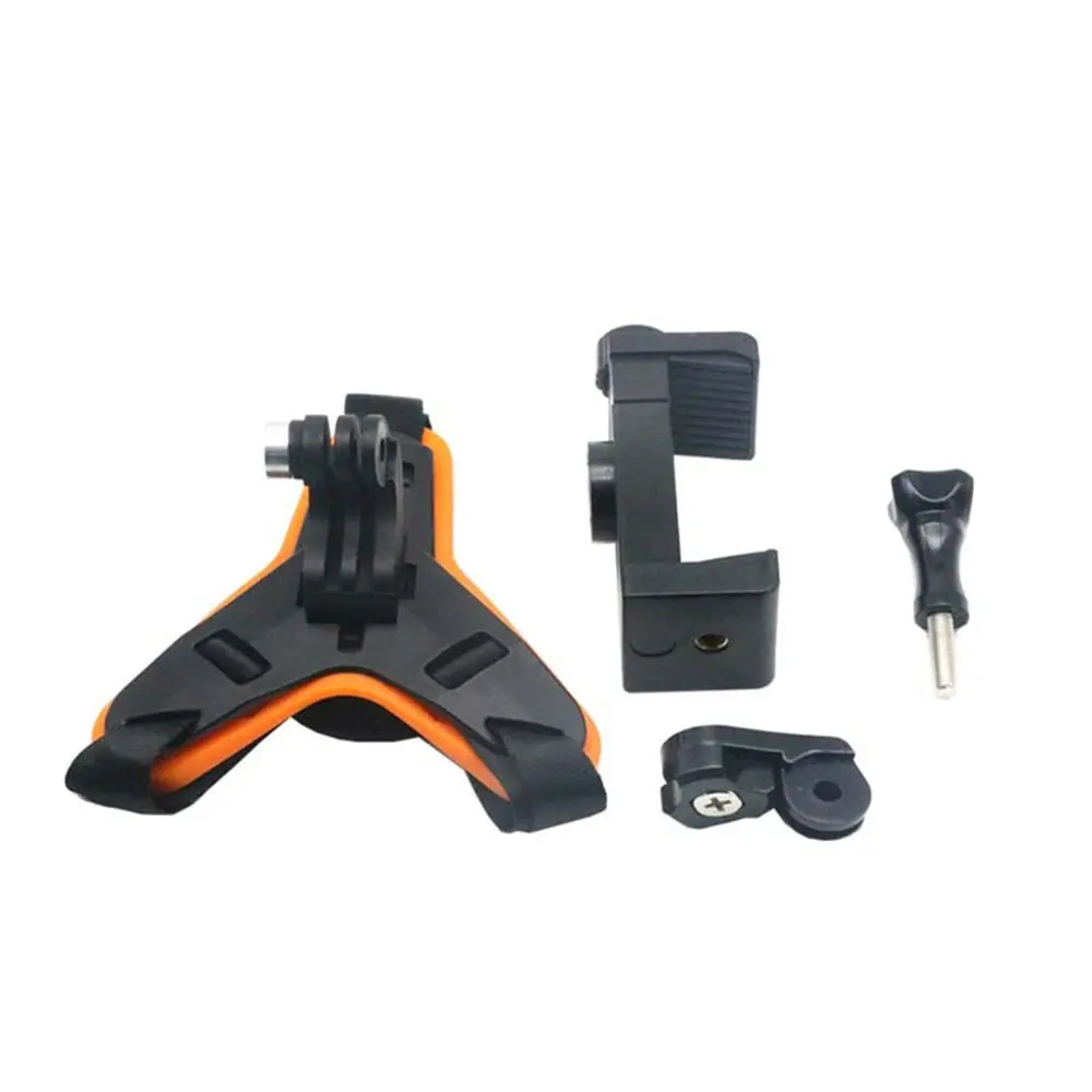 Motorcycle Helmet Mobile Phone Bracket Suitable For Apple Huawei Gopro Camera First Perspective Shooting Riding Accessory Stand 6