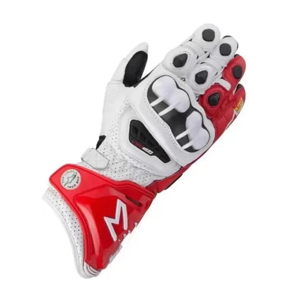 Motorcycle Motocross Gloves A Leather Gloves Long Motorcycle Riding Touch Screen Gloves, Motorcycle Rider Gloves 2