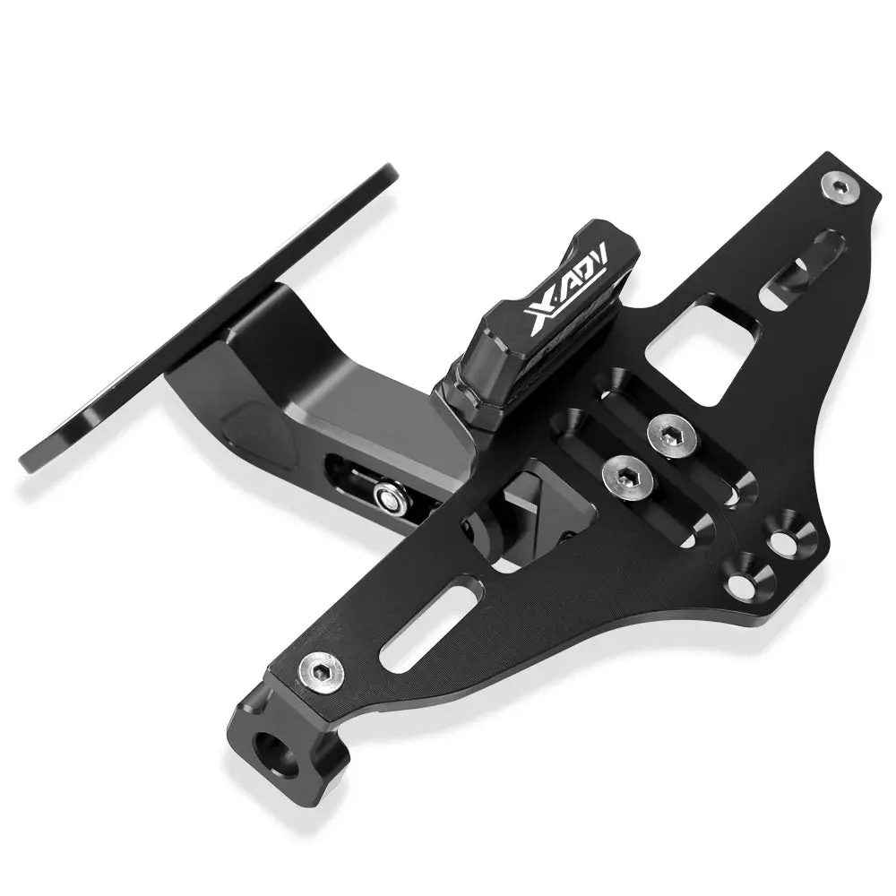 For Honda X-Adv Xadv750 Xadv 750 2017 - 2023 Universal Motorcycle Adjustable Tail Tidy Rear License Plate Holder With Led Light 8