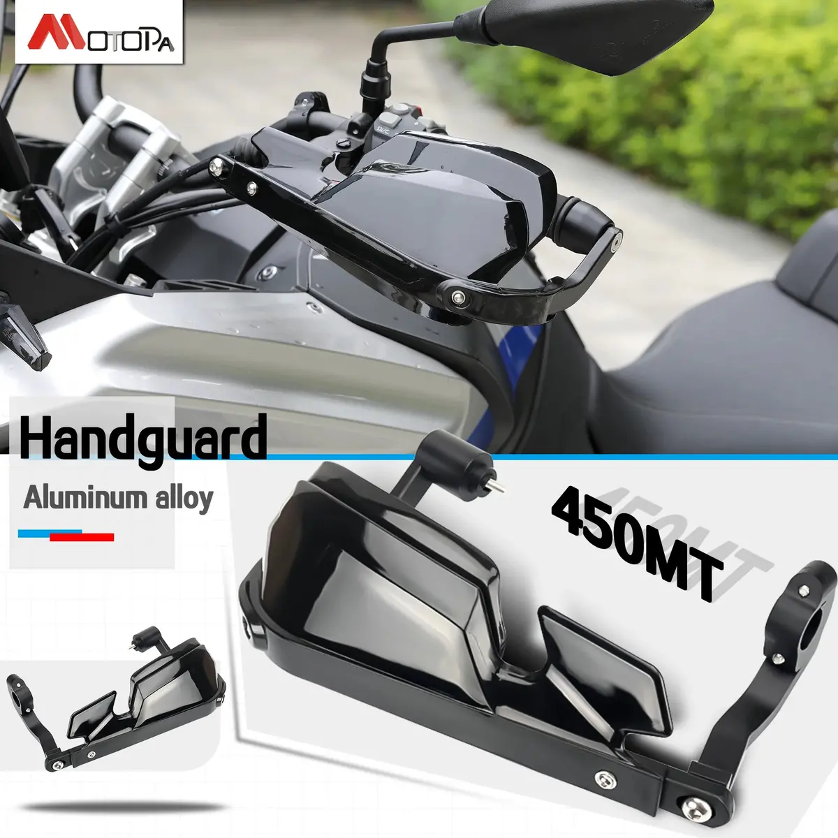 Motorcycle Cf450mt Hand Guards Lever Protector Handlebar New Aluminum Alloy Handguard Shield For Cfmoto 450Mt 2024 1