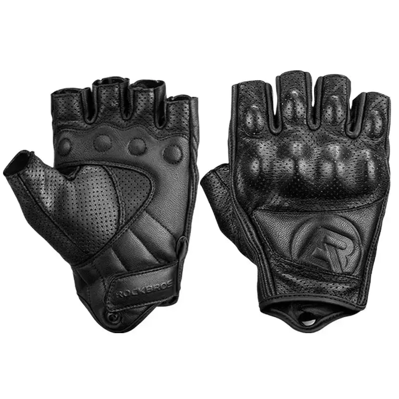 Rockbros Bicycle Men Women Gel Protector Tactical Motorcycle Gloves Sport Short Bike Gloves Breathable Half Finger Gloves 1