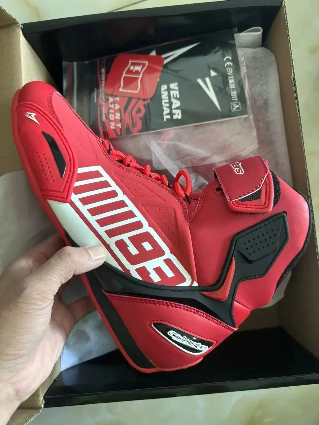 New For Mm93 Motorcycle Boots Men Waterproof Motorcyclist Shoes Racing Motocross Bota Anti-Collision Off-Road For Rally Race 9