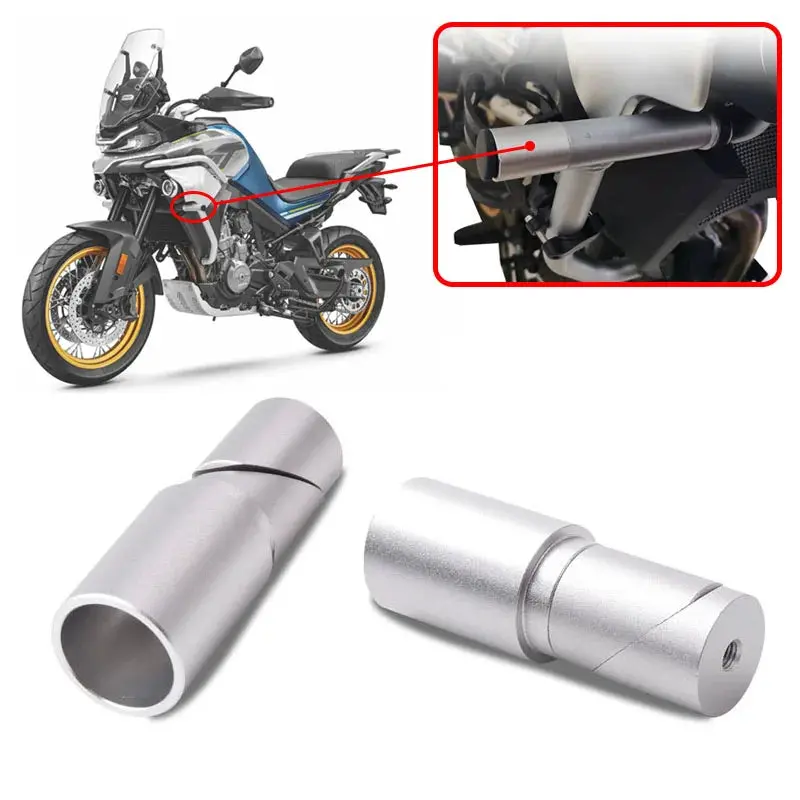 Fit For Cfmoto 800 Mt 2021-2022 Motorcycle Spotlight Bracket Foglight Stand Pole Fog Light Support Holder 800Mt Accessories 1