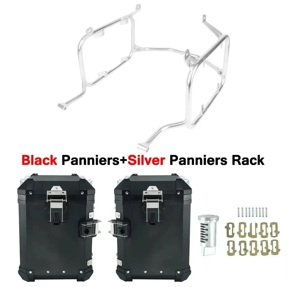 Motorcycle Aluminum Box Pannier Saddlebag Top Case Luggage Rack For Honda Xl750 Transalp Xl 750 2023 2024 Tail Side Box Bracket 11