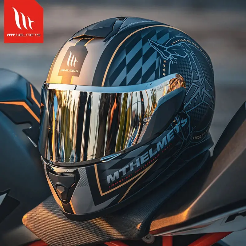 Mt Thunder 3 Sv Motorcycle Full Face Helmets Men Women Street Racing Safety Protection Ece Dot Approved Dual Lens Helmets 1