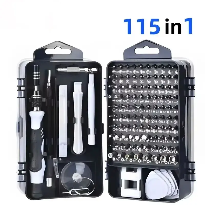 115 In 1Multifunctional Screwdriver Set Computer Pc Mobile Phone Equipment Repair Screw Driver Insulation Manual Household Tools 1