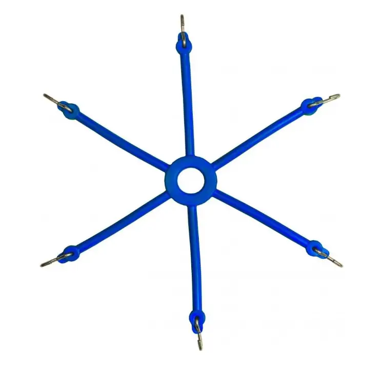 Rubber Spider Bungee Blue 1
