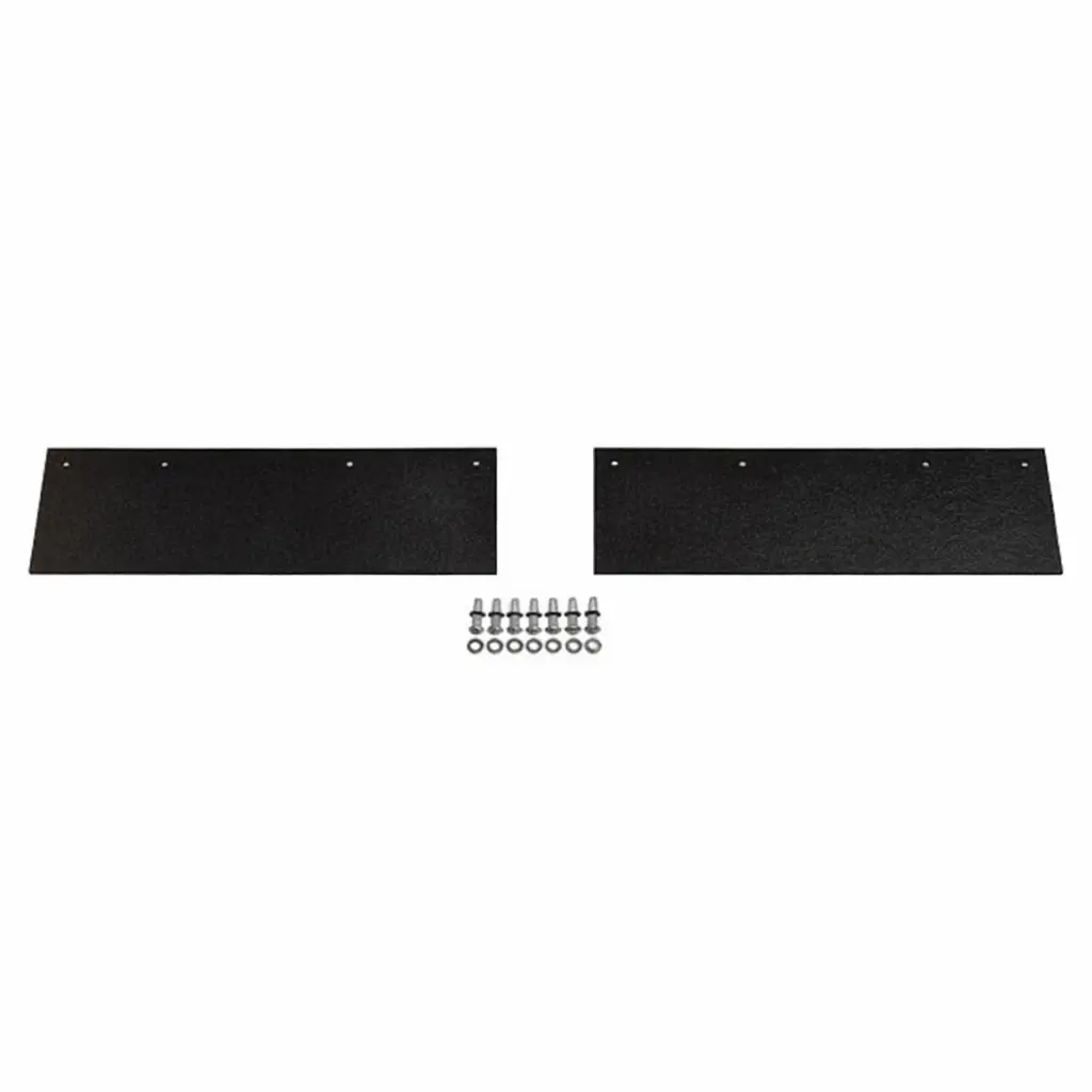 60" Split V‑Blade Rubber Plow Flap Replacement – 3/16" X 6" Masticated Rubber – Includes Hardware & Instructions 1