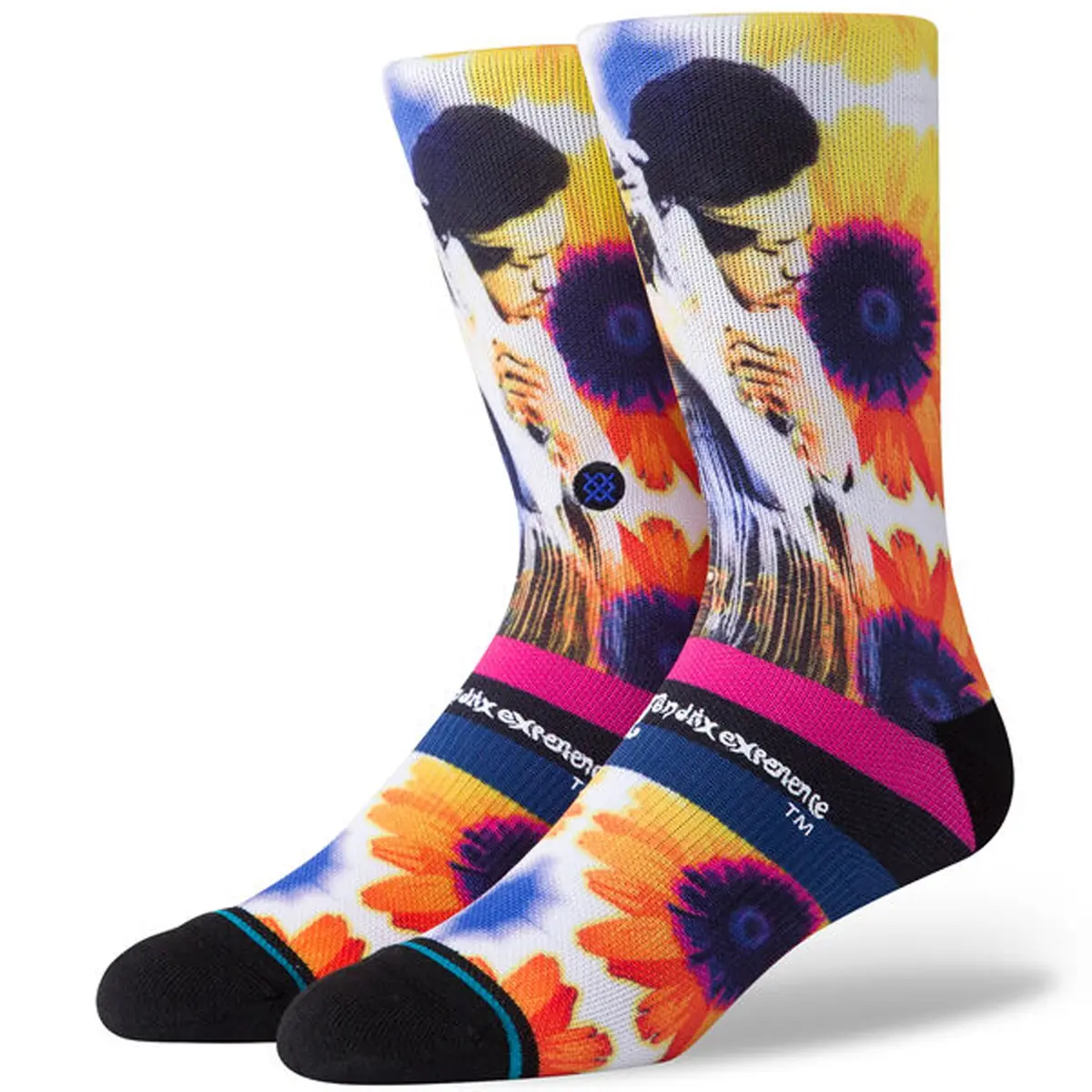 Stance Jimi Hendrix Sunflowers Casual Socks 1