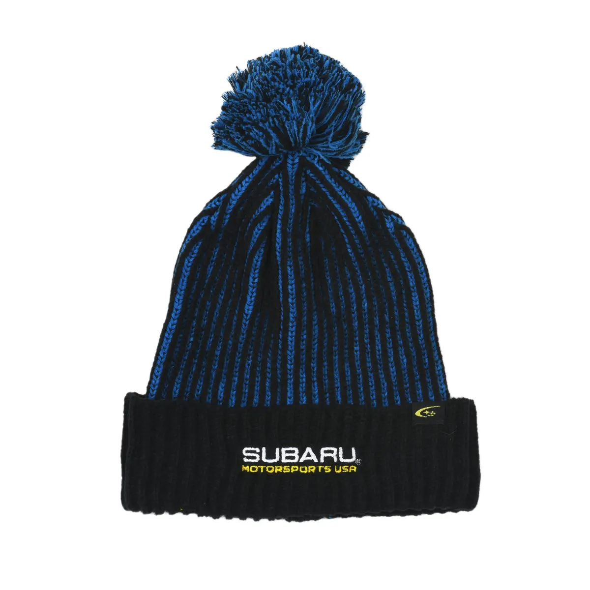 Subaru Motorsports Usa | Striped Pom Beanie 1