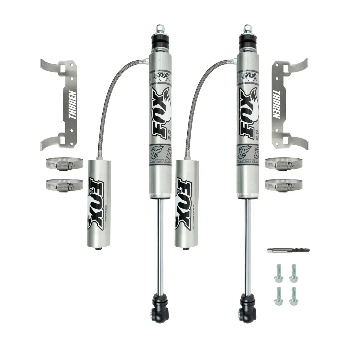Thuren Fabrication | 2005-2013 Dodge Ram Power Wagon Fox 2.0 Remote Reservoir Shocks - Front 1