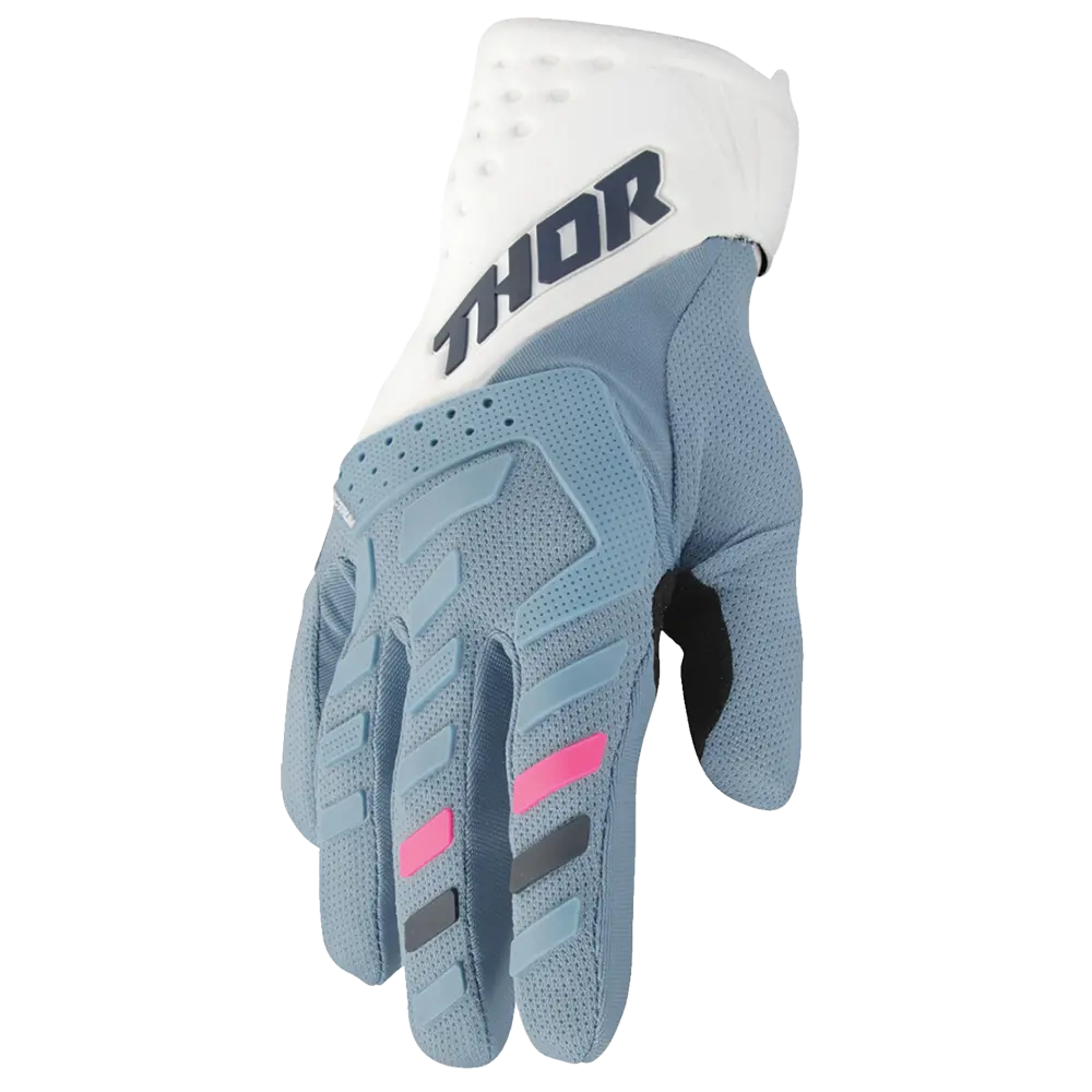 Thor Spectrum Gloves Ladies (Blue/White) 1