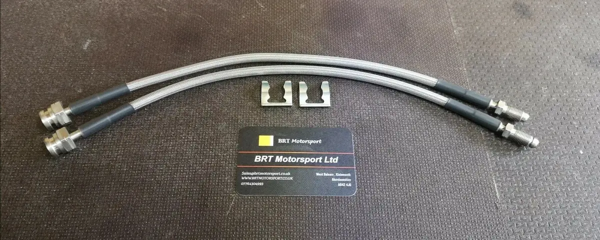 Ford Transit Custom Front Braided Brake Hose 1