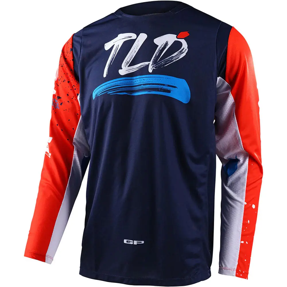 Troy Lee Designs Gp Pro Particle Jersey (Navy/Orange) 1