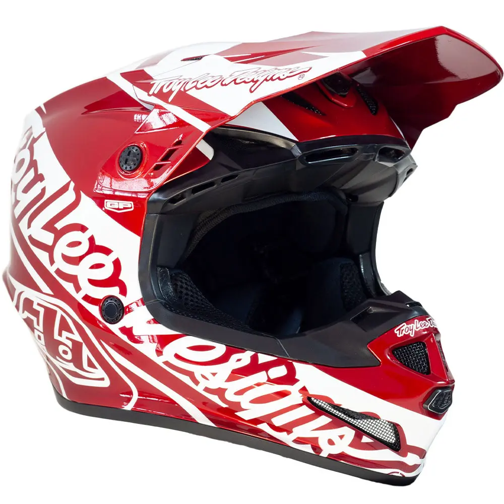 Troy Lee Designs Gp Helmet - Slice (Red/White) 1