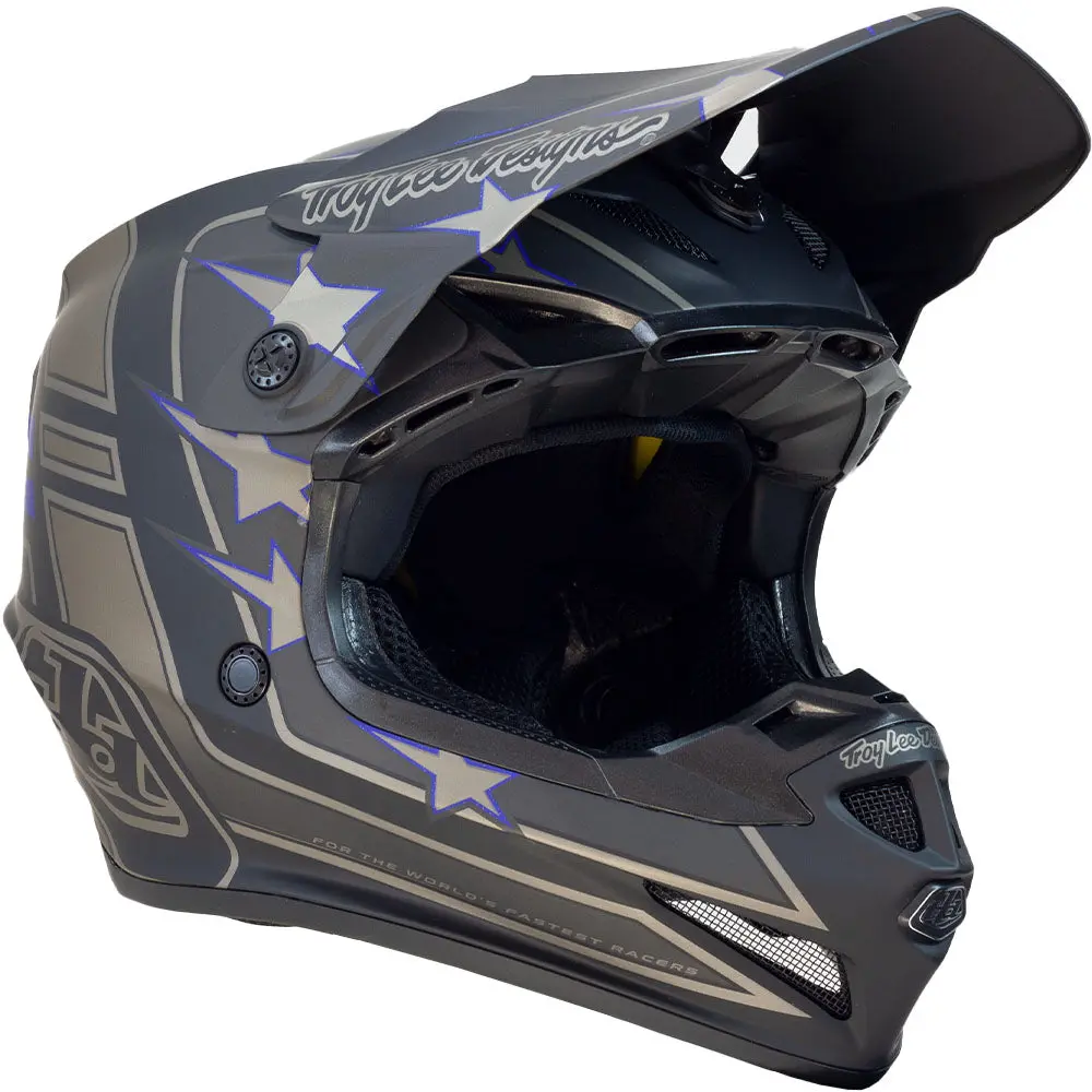 Troy Lee Designs Se4 Polyacrylite Helmet - Flagstaff (Black) 1