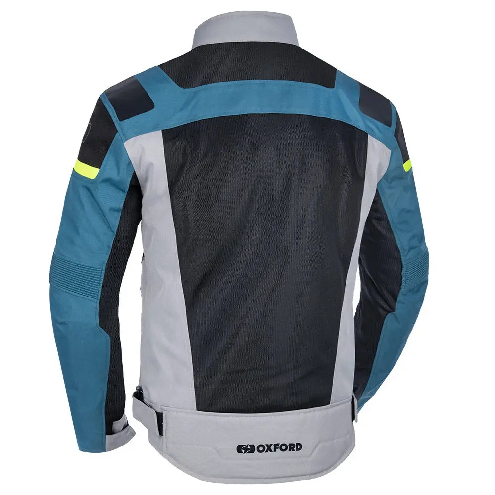 Oxford Tm21120 Dakar Men Summer Biker Jacket With Removable Lining And Waterproof Sizes 3Xl Camouflage Gray/Silver/Blue Or Green 4