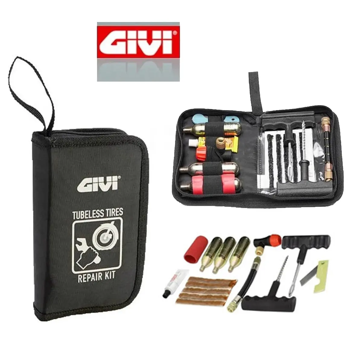 Givi/Oxford/Puig-Tire Puncture Repair Kit For Motorcycle, Motorbike, Motorcycle, Various Models 1