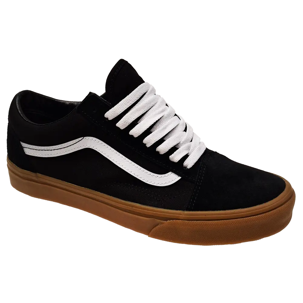 Vans Old Skool Shoe (Black/Gum) 1