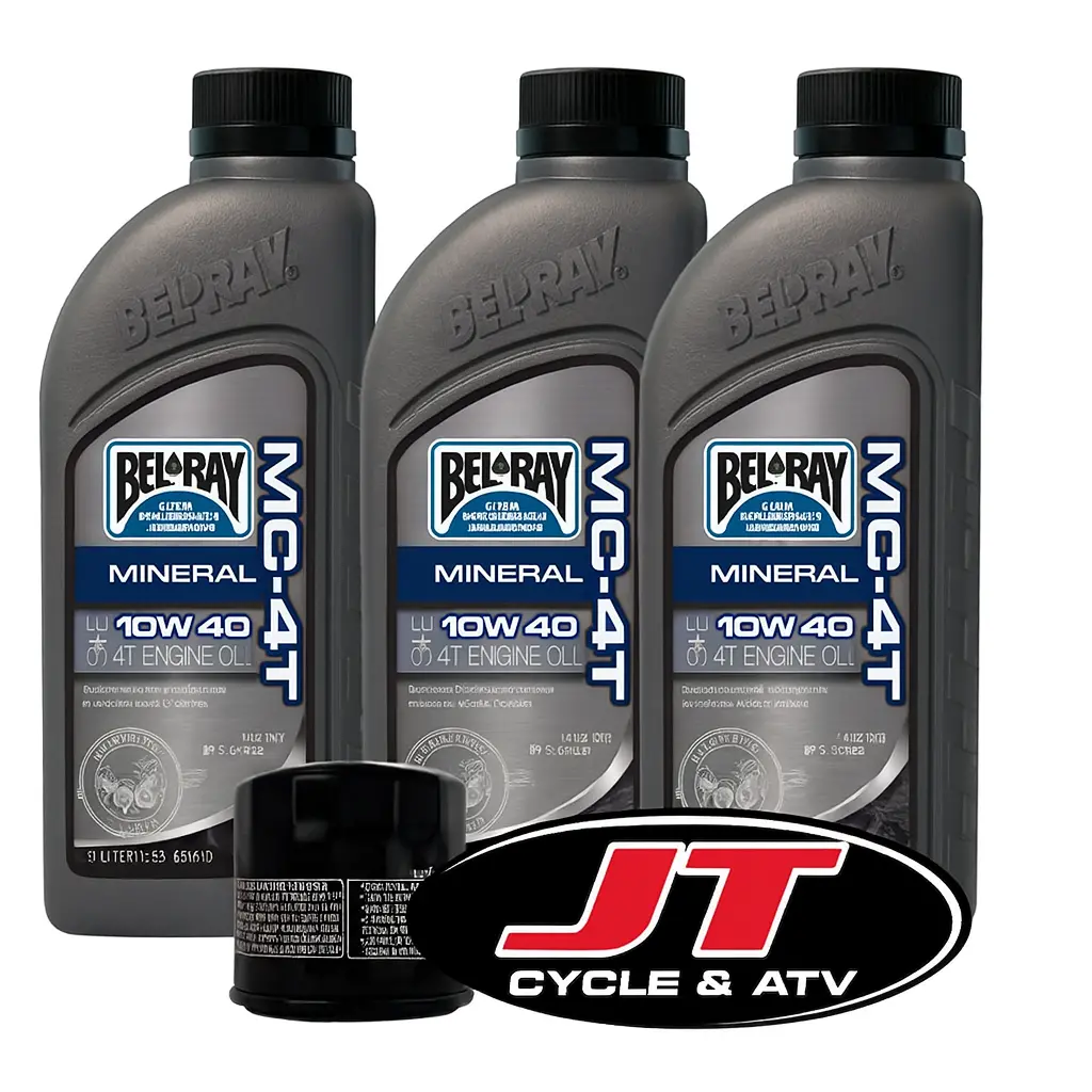 Suzuki Dl650 V-Strom 04-Up Oil Filter Change Kit – Belray 10W-40 + Hiflo Filter 1