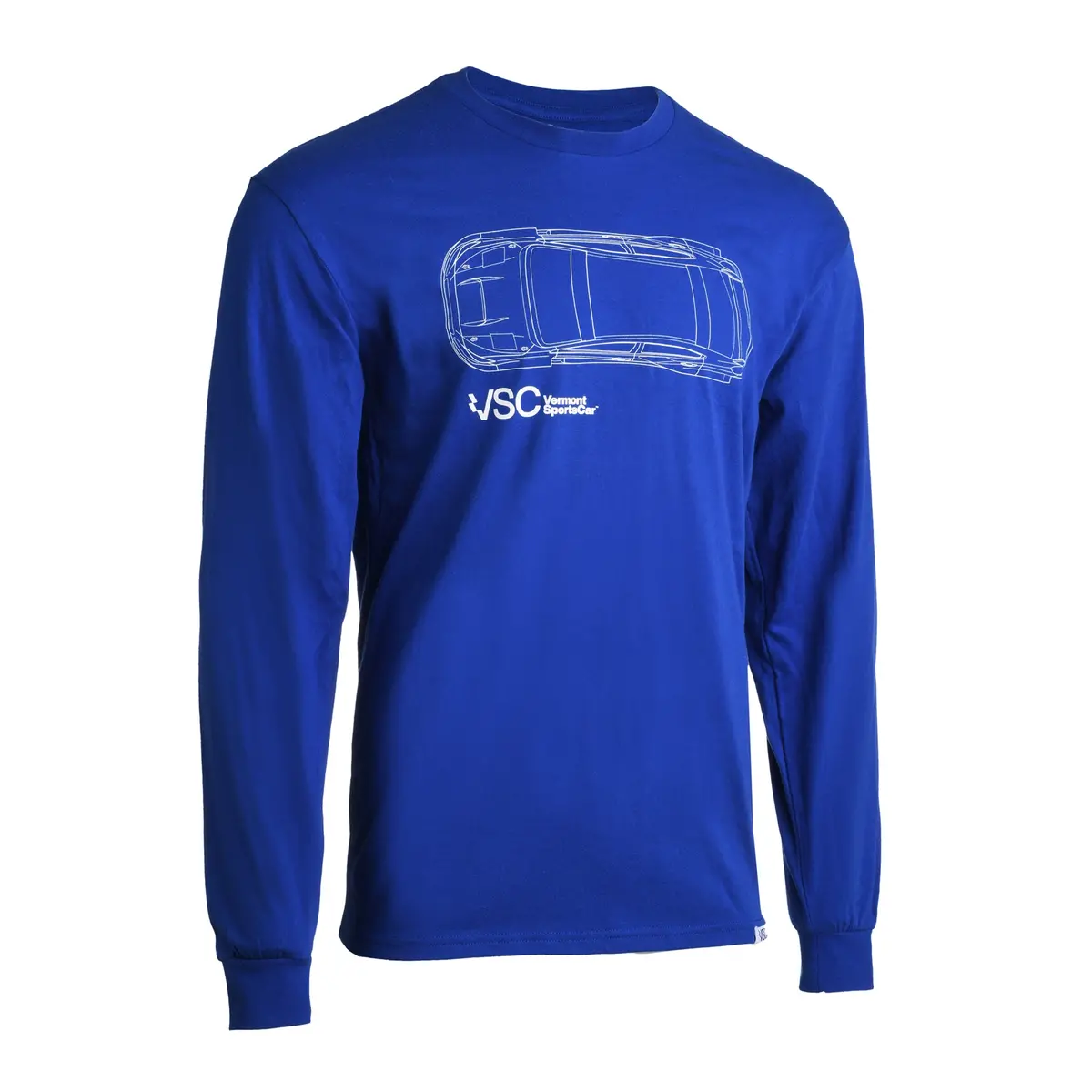 Vermont Sportscar | Rally Outline | Long Sleeve T-Shirt 1