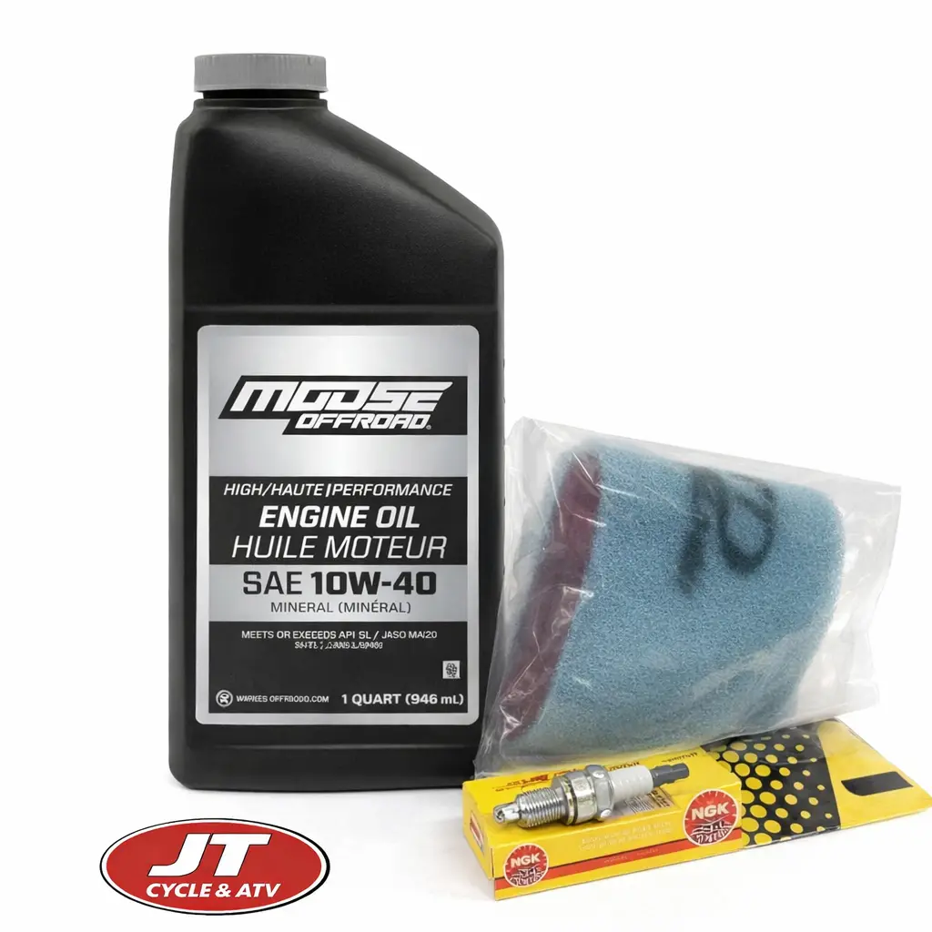 Honda Xr80r / Xr100r Premium Oil Change Tune Up Kit – Moose Offroad + Maxima Air + Ngk Cr7hsa 1