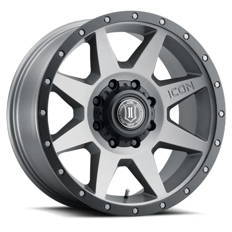 Icon Rebound 20X9 8X6.5In 12Mm Offset 5.5In Bs Titanium Wheel 1
