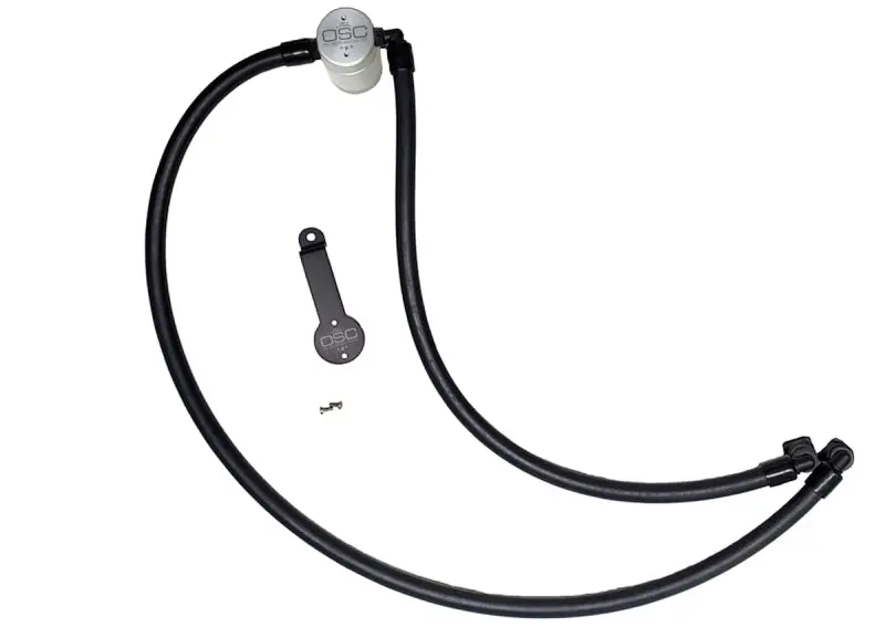 J&L | 2020-2025 Jeep Wrangler 2.0L Driver Side Oil Separator 3.0 - Clear Anodized 1