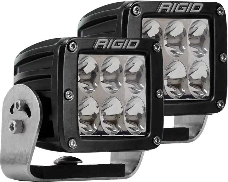 Rigid Industries | D2 Hd Black- Driving - Set Of 2 1