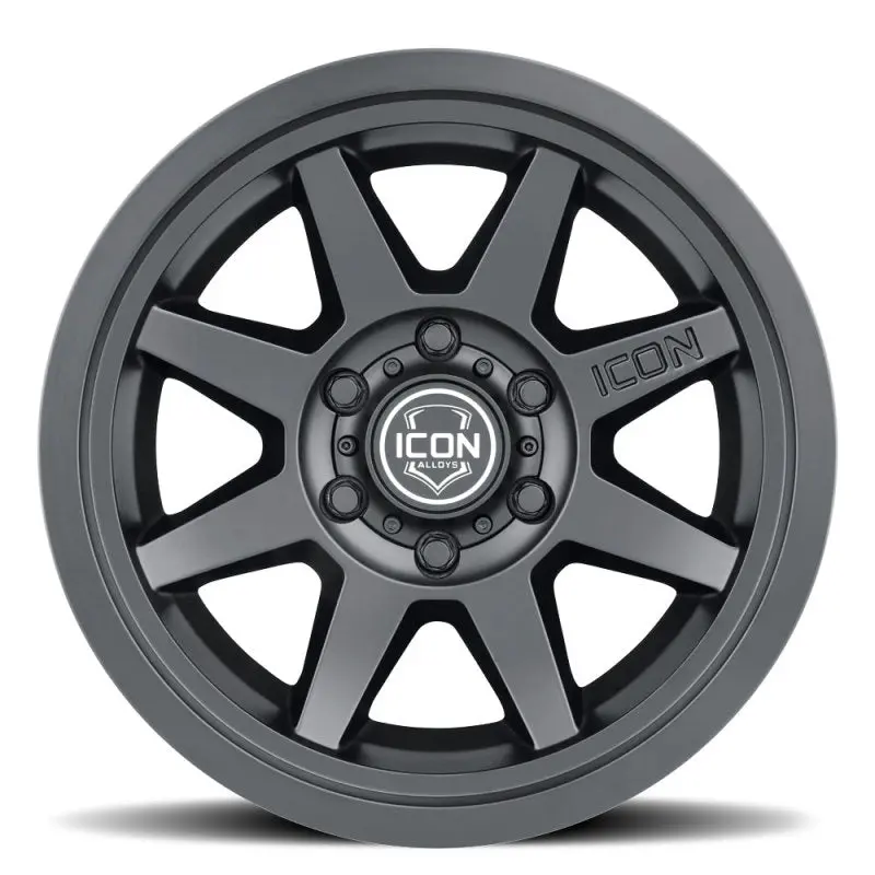 Icon Rebound Slx 17X8.5 6 X 135 6Mm Offset 5.75In Bs 87.1Mm Bore Satin Black Wheel 2